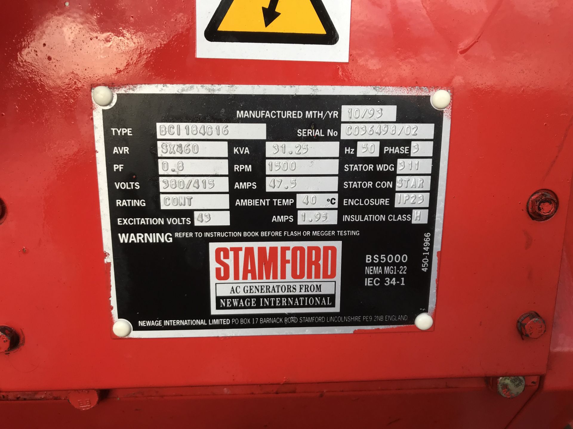 34Kva Diesel Generator Ex Standby - Image 3 of 5