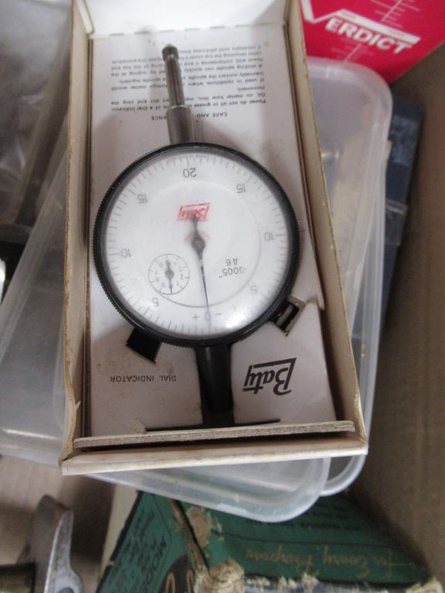 Box to contain various model making Gauges, Tools and other Metal Working Equipment - Image 6 of 7