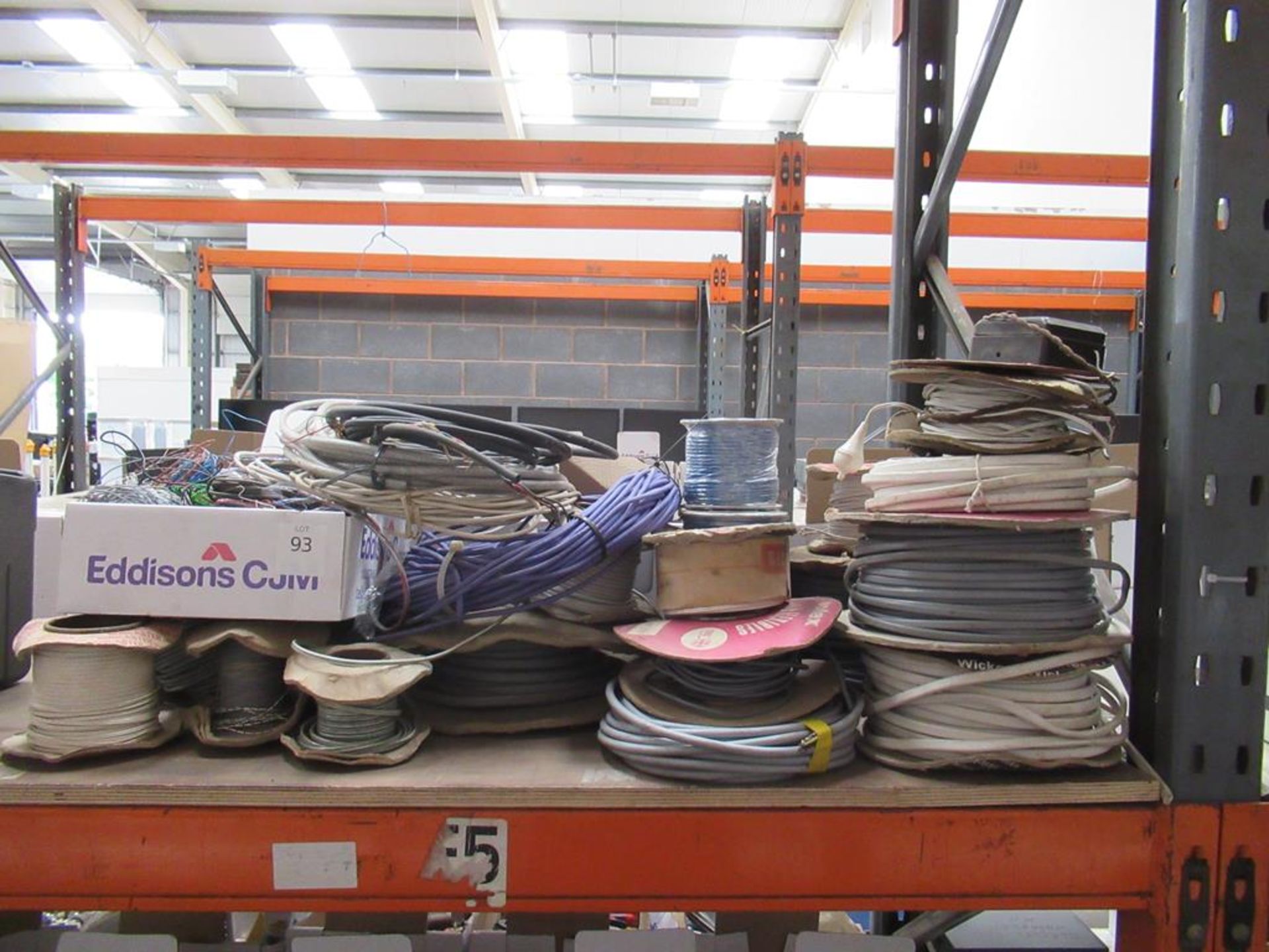 Quantity of Various Electrical Cable Reels