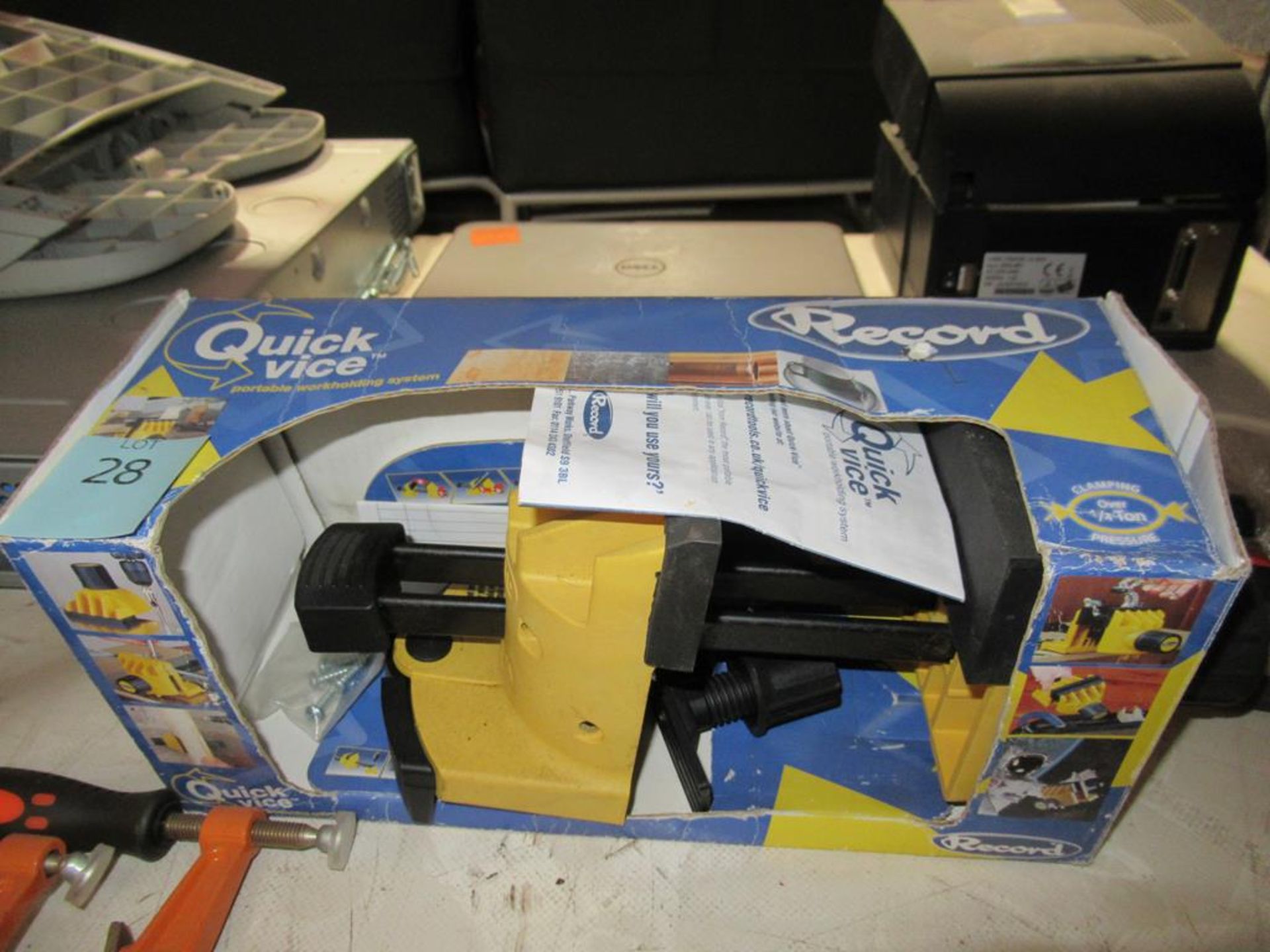 4 Wood Working Clamps and Quick Vice Portable Work Rolding System - Image 2 of 3