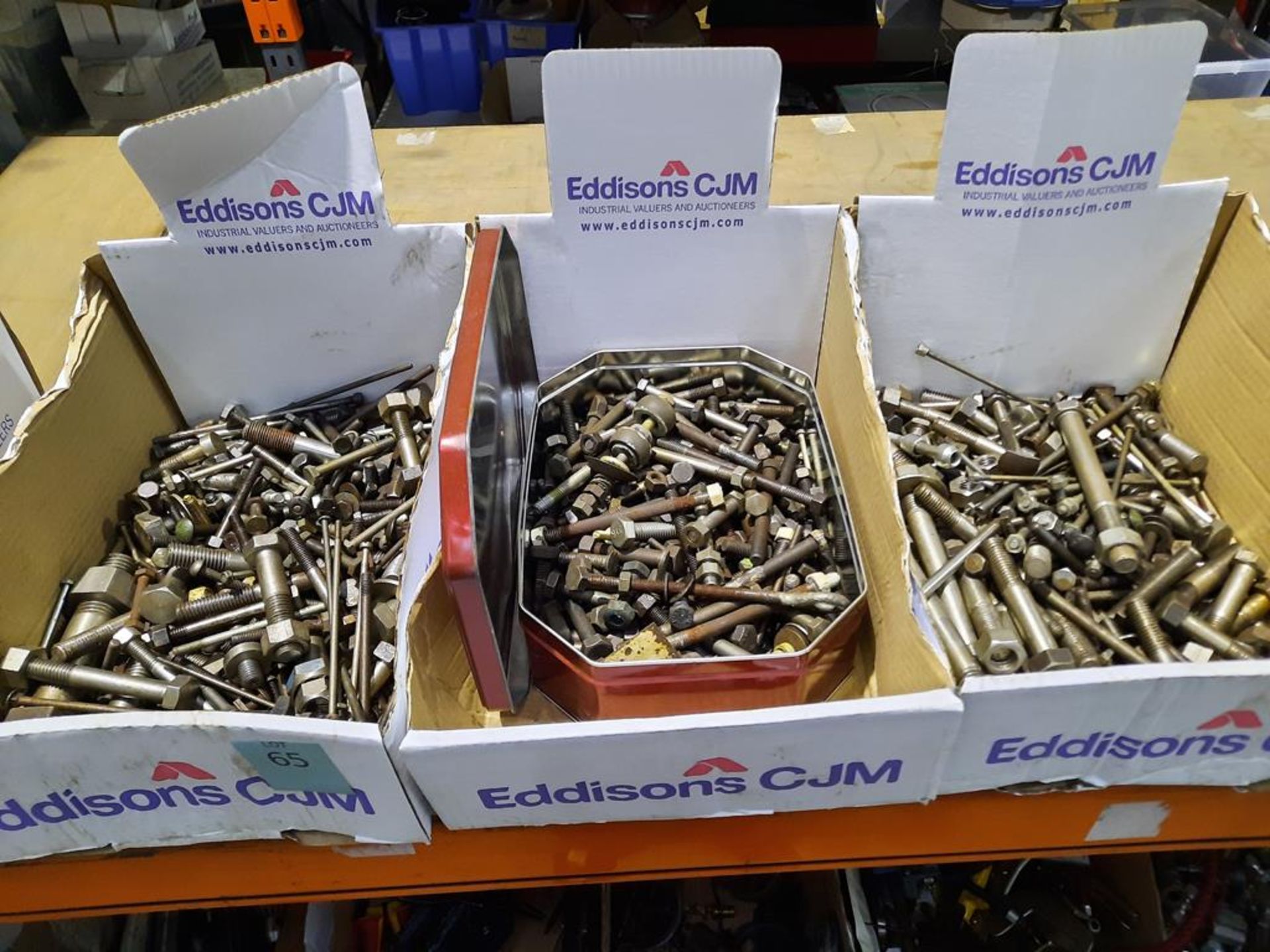 3x boxes of Nuts and Bolts