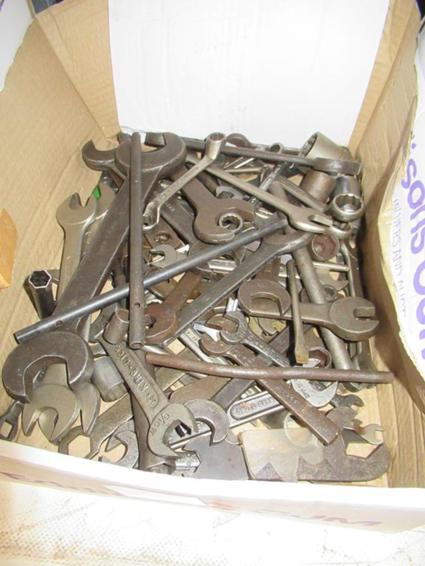 Box to contain various Open Ended and Ring Spanners