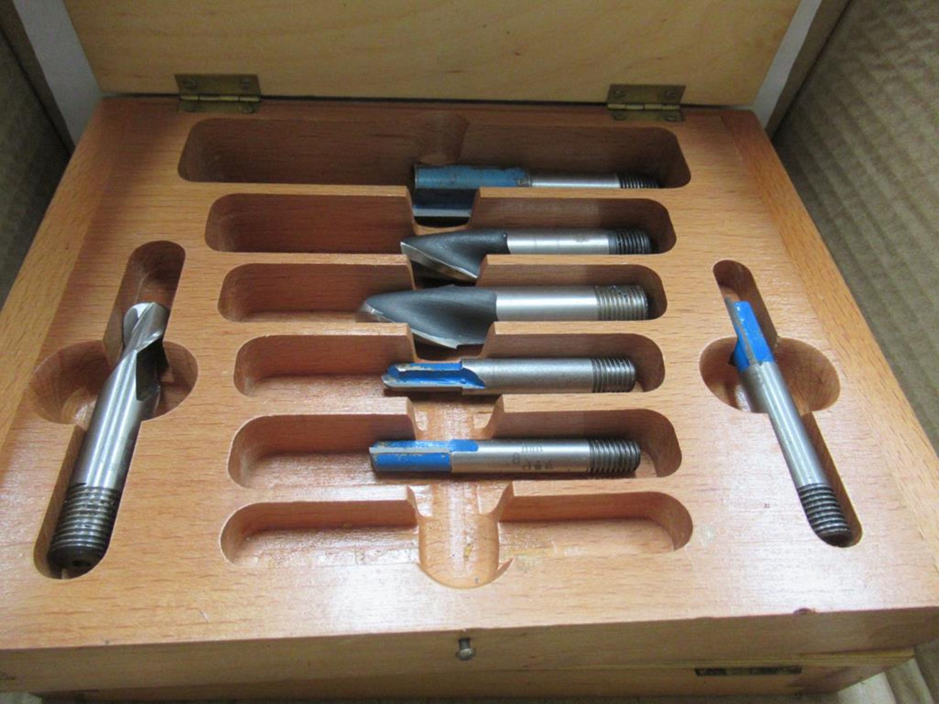 3 Boxes of Mixed Bull and Normal Milling Tools and Kecks Angle plate - Image 4 of 5