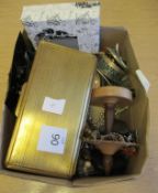 A very large quantity of Vintage Costume Jewellery to include a Gilt Metal Cigarette Box with variou