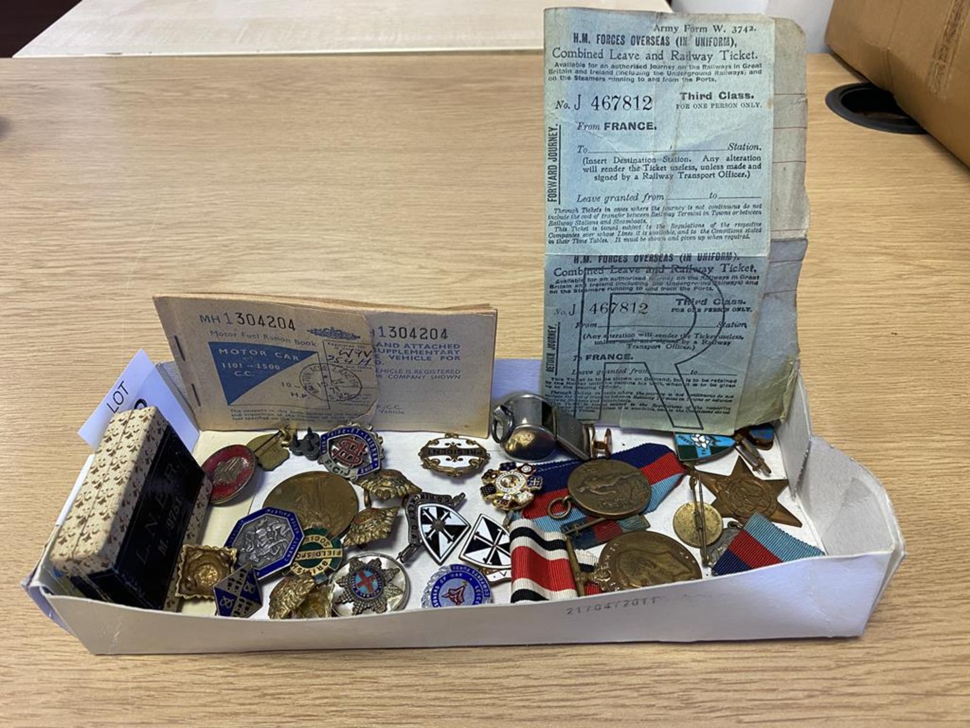 Interesting Collection of Enamelled Badges, Special Constables and Military Medals etc