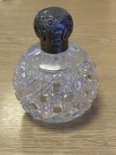 Silver Cut Glass Scent Bottle, Birmingham 1899