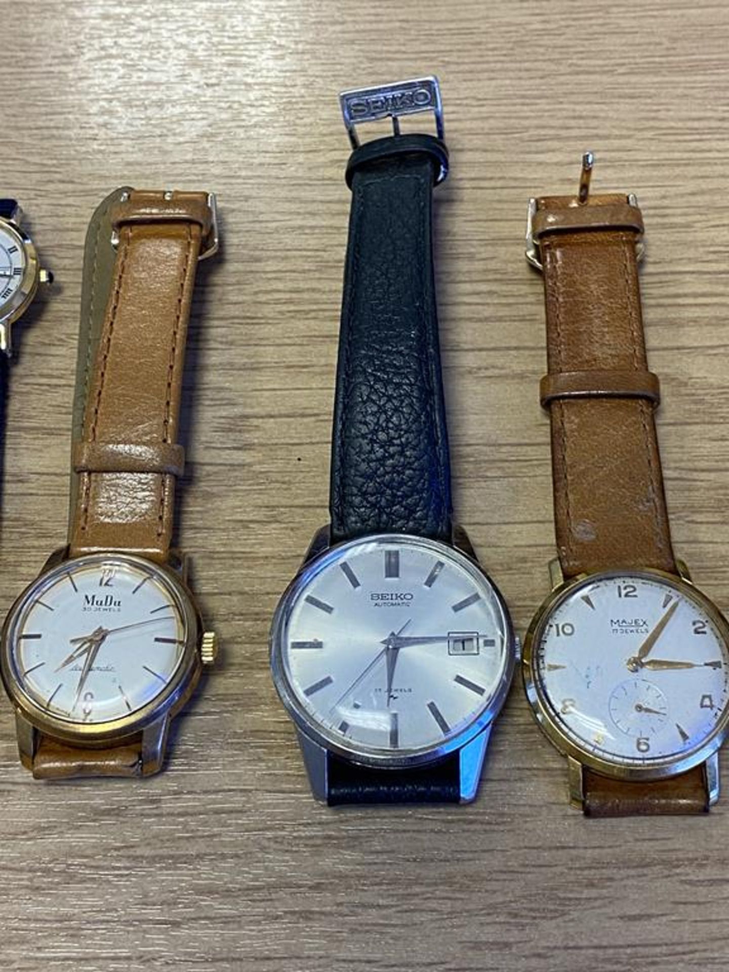 Vintage Watches to include: MuDu, Seiko, Automatic, Majex, Services, Accurist, Faure Leuba etc - Image 3 of 4