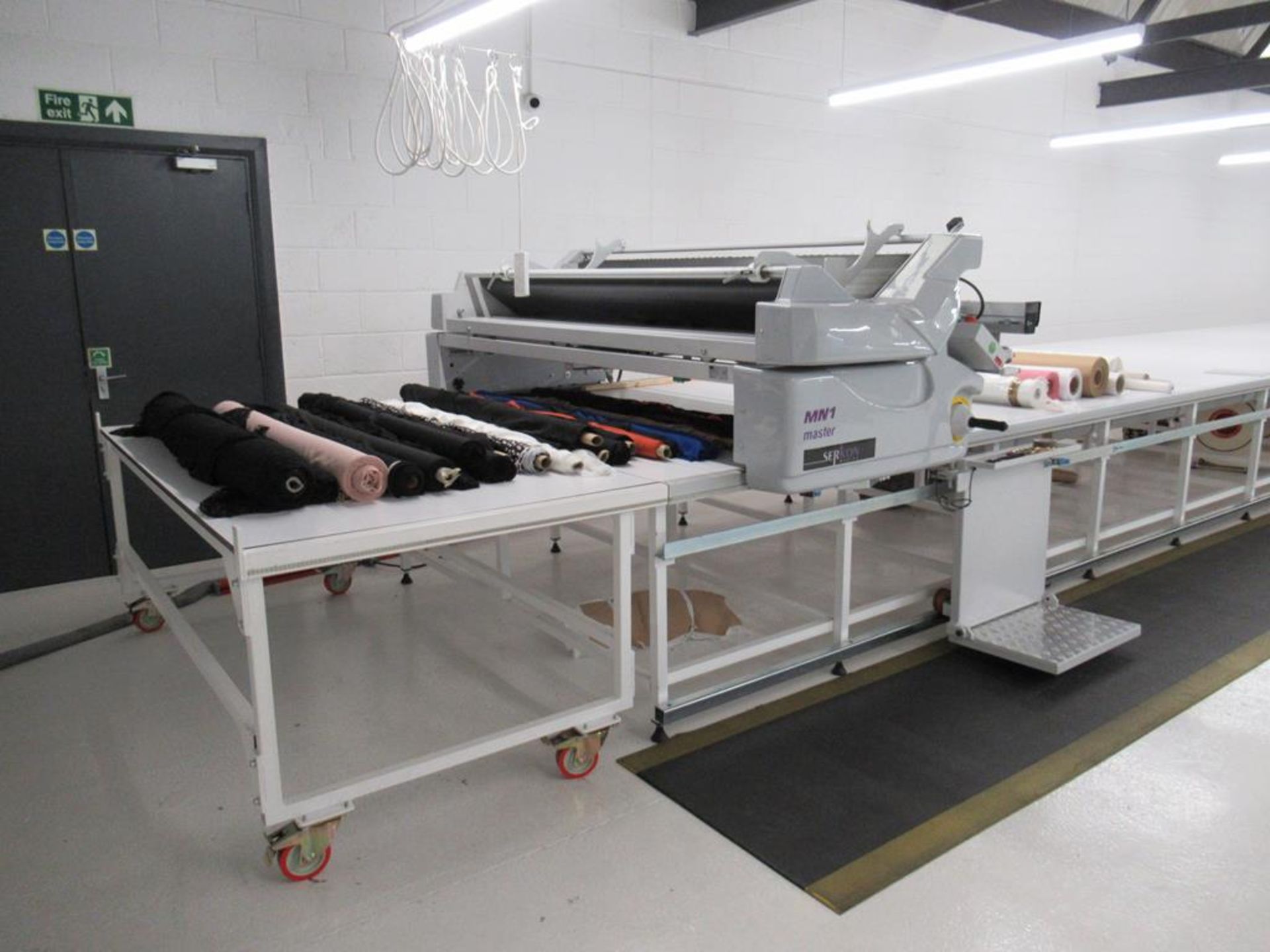 A 2017 Serkon Makina MN1 Master Continuous Cloth Spreader with 9-Section Cutting Table - Image 3 of 22