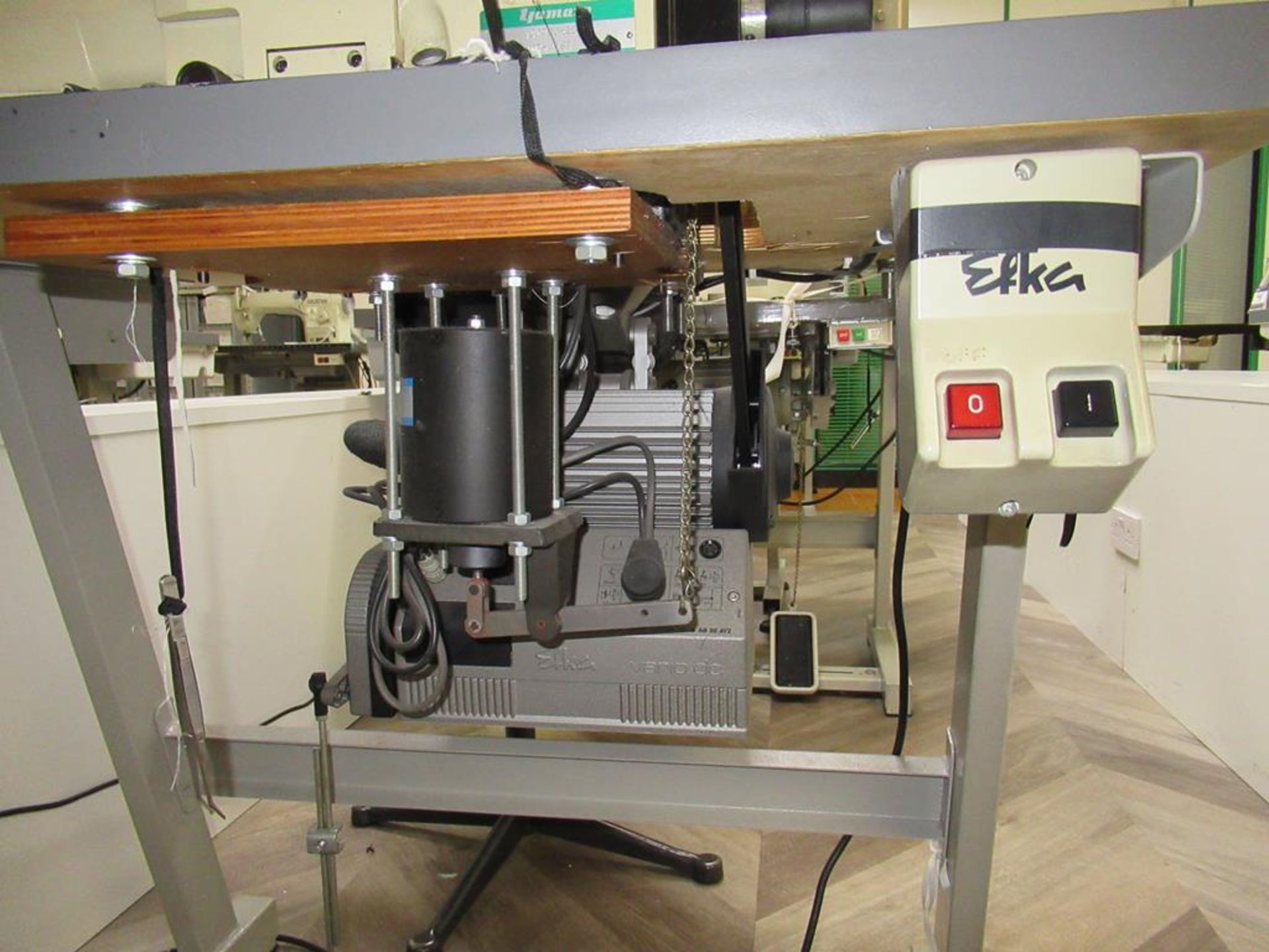A Yamato VC-2730-15GM 3 Needle Top and Bottom Cover stitch Industrial Sewing Machine with Thread Tri - Image 5 of 5