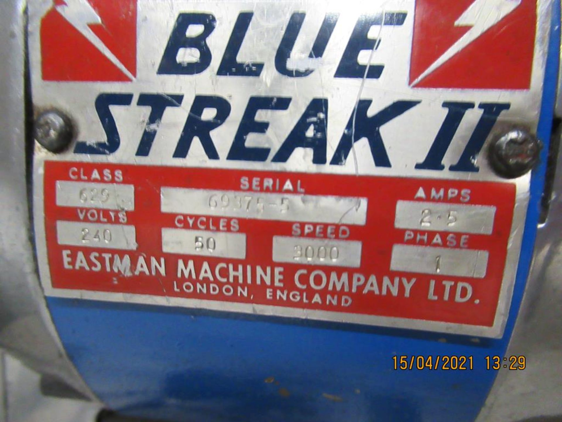 Eastman Blue Streak 2 Class 699 Straight Knife 10" Heavy Duty Cutting Machine - Image 5 of 5