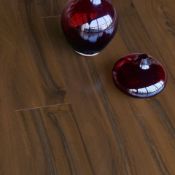 New 24.2m2 Scherzo Dark Walnut Effect Laminate Flooring, 1.21m - Pack.12mm Thick, 125x1213mm Per