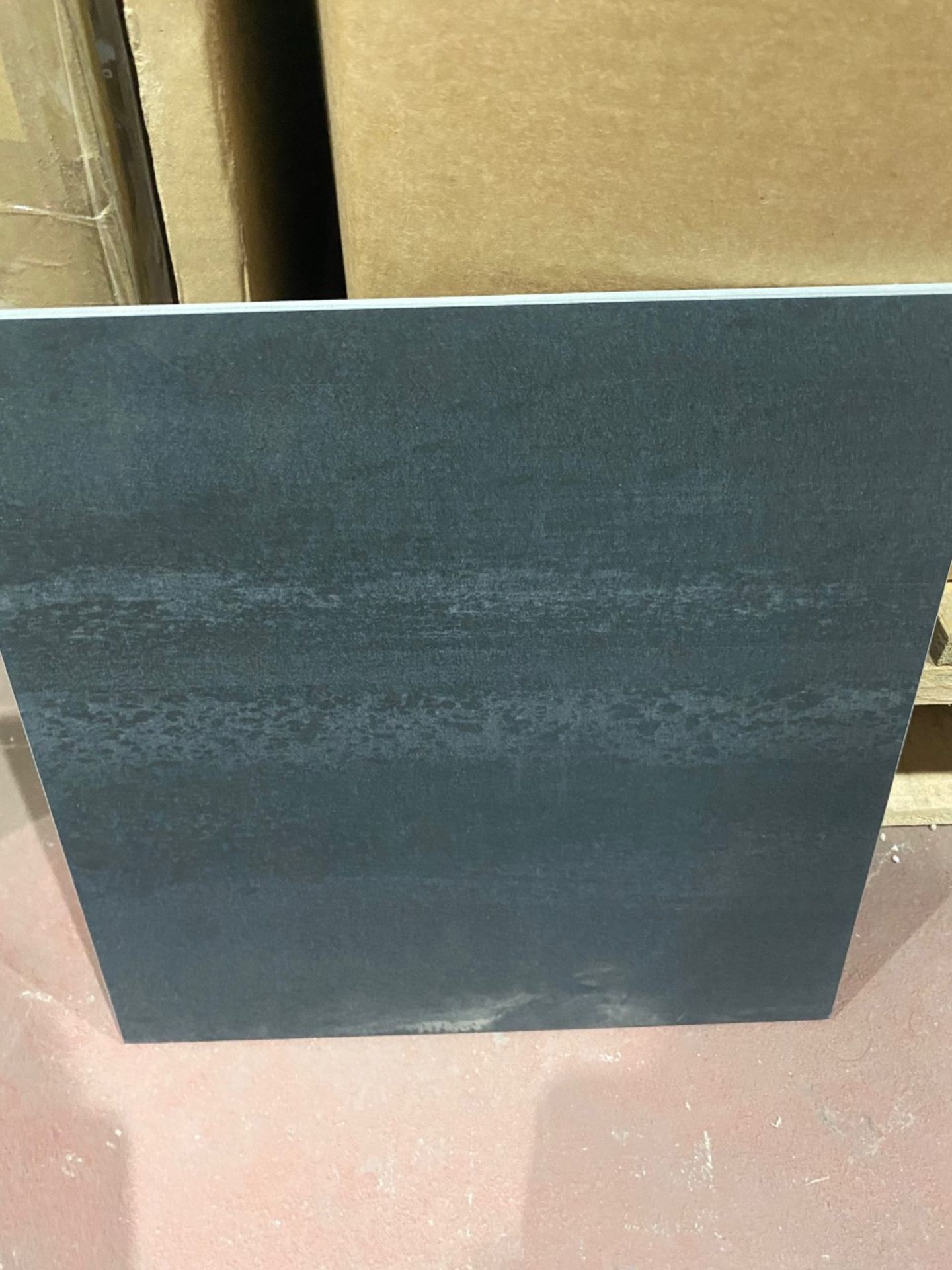 NEW 19.40m2 of Porcelanosa Black Naure Tiles. 29.7x29.7cm per tile, 0.97m2 per pack. A high - Image 2 of 2