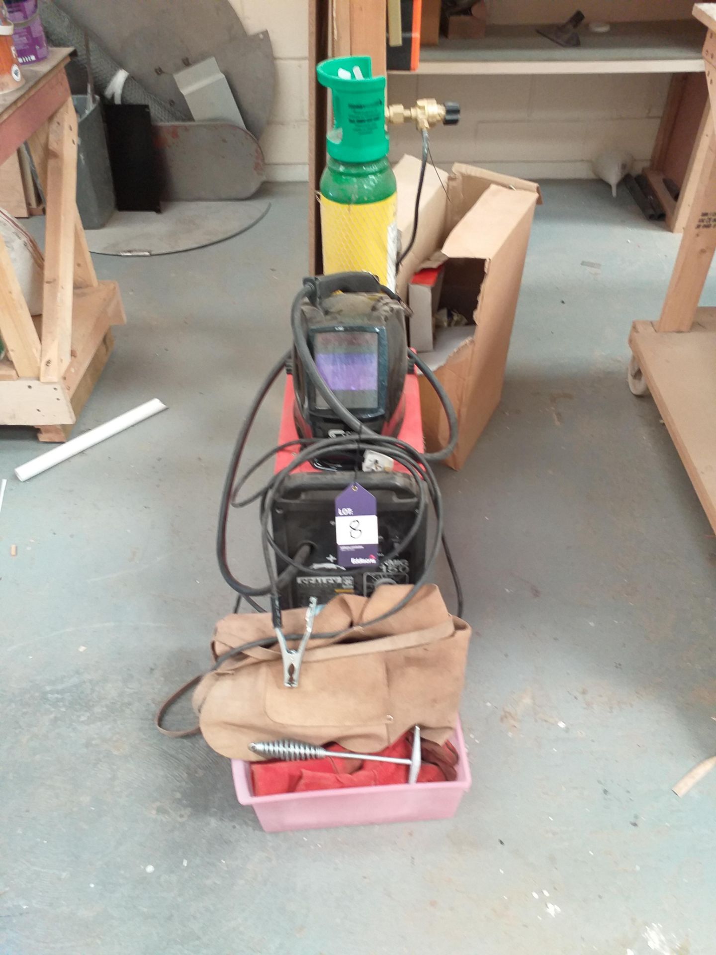 Sealey Super Mig 150 240v Mig Welder with a Quantity of Welding Sundries (Gas Bottle Not Included)