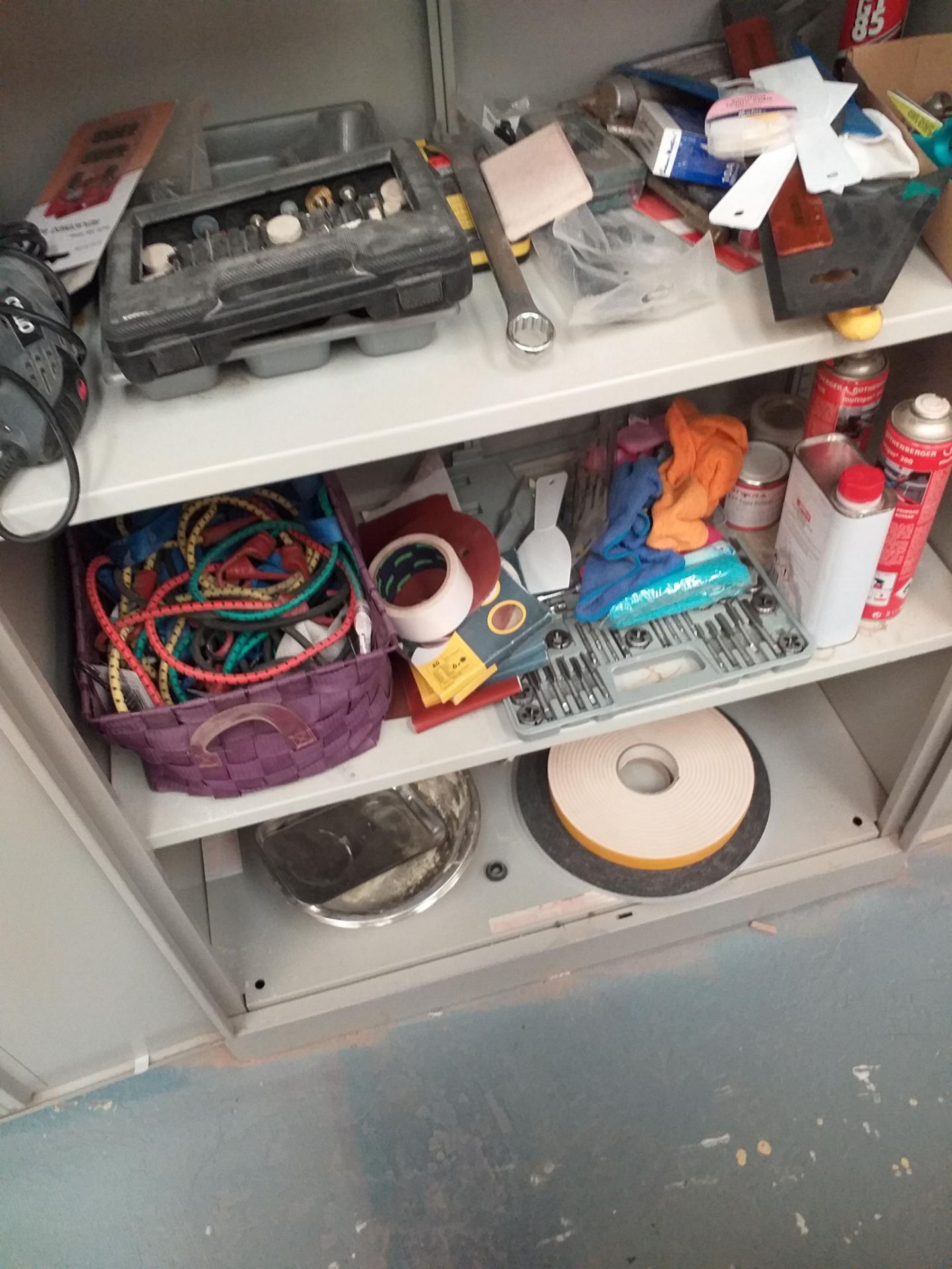 Steel Cupboard & Contents of Various Hand tools Safety Wear etc. - Image 2 of 2