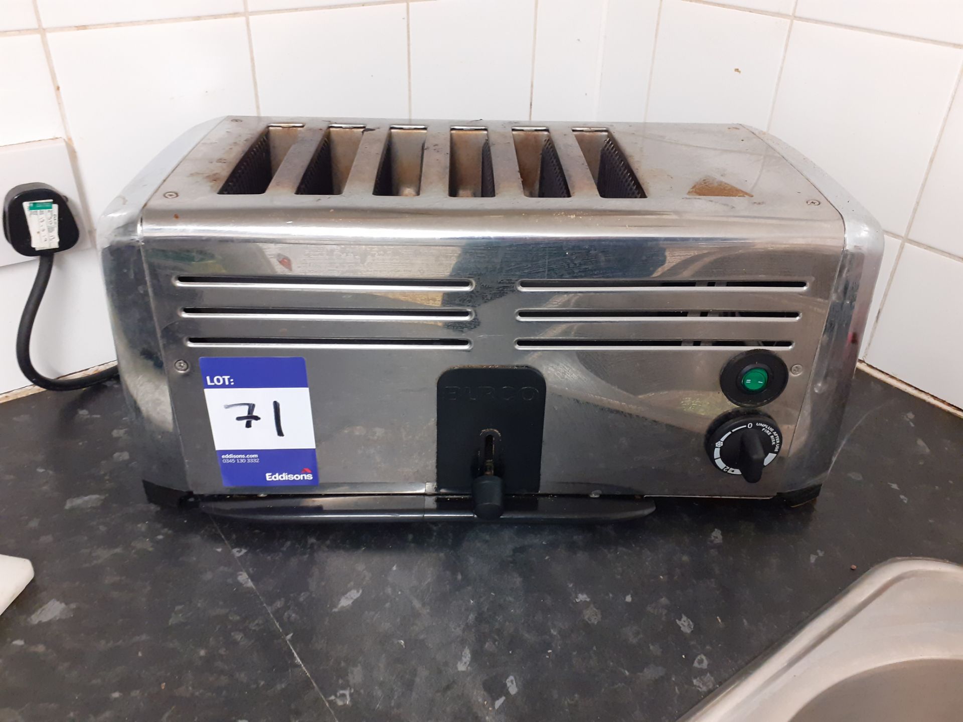 Burco 6 Slice Toaster & Microwave Oven