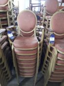 16 x Banqueting chairs