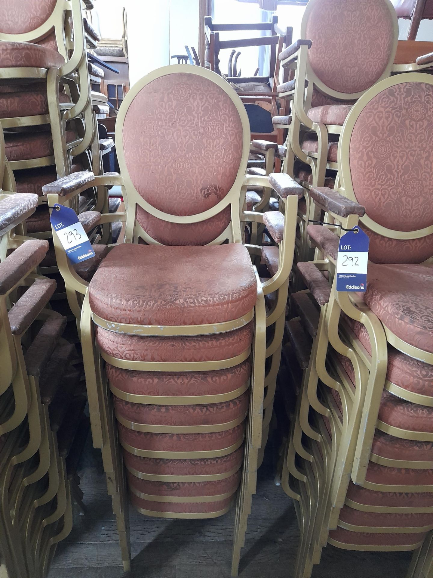 16 x Banqueting chairs