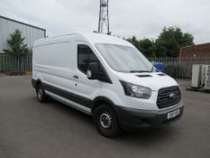 A 2017 Ford Transit 350 Van