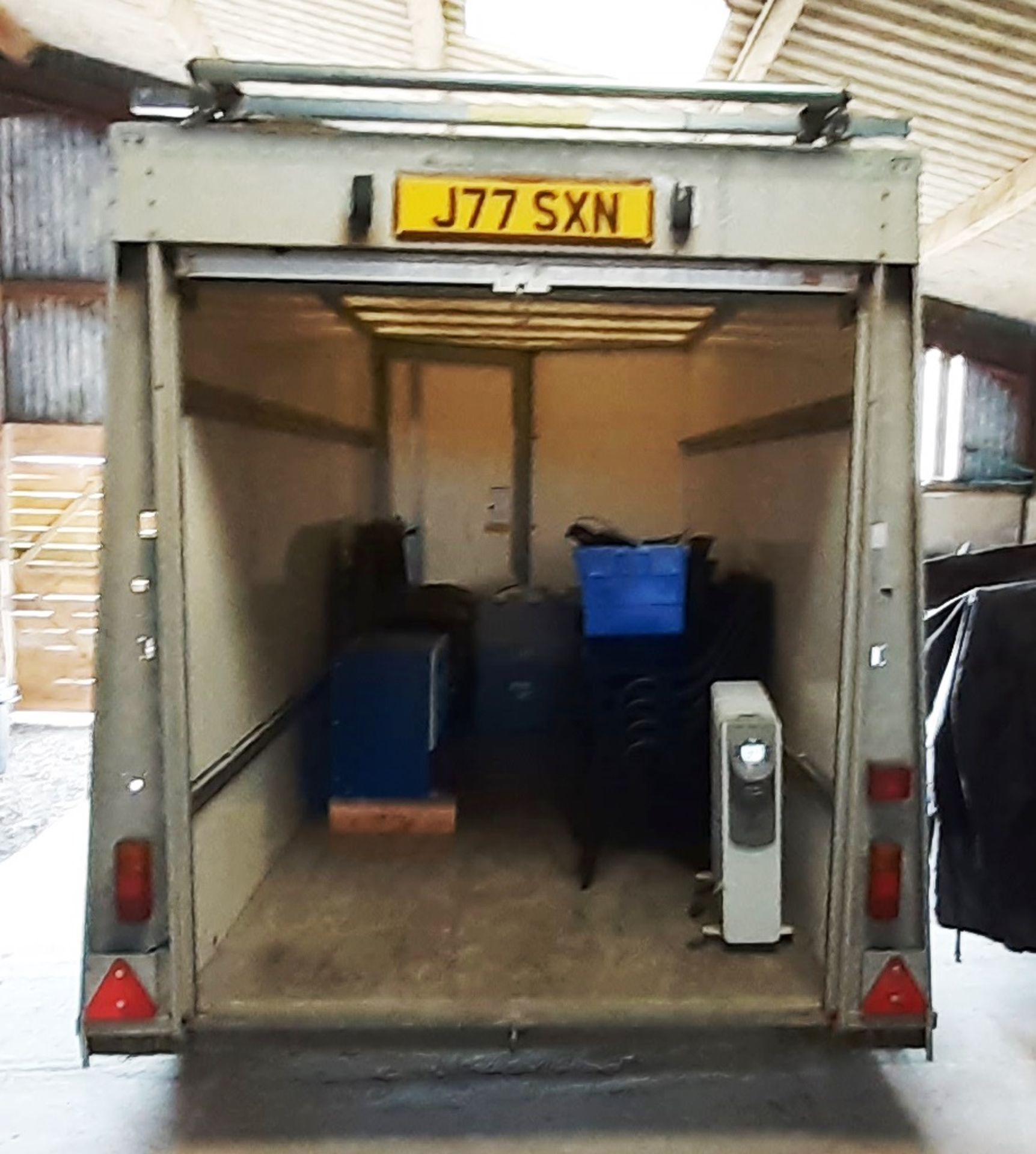 Ifor Williams 4 Wheeled Twin Axel Trailer Type BV1059, Trailer has Front Access as well as Rear - Image 5 of 12