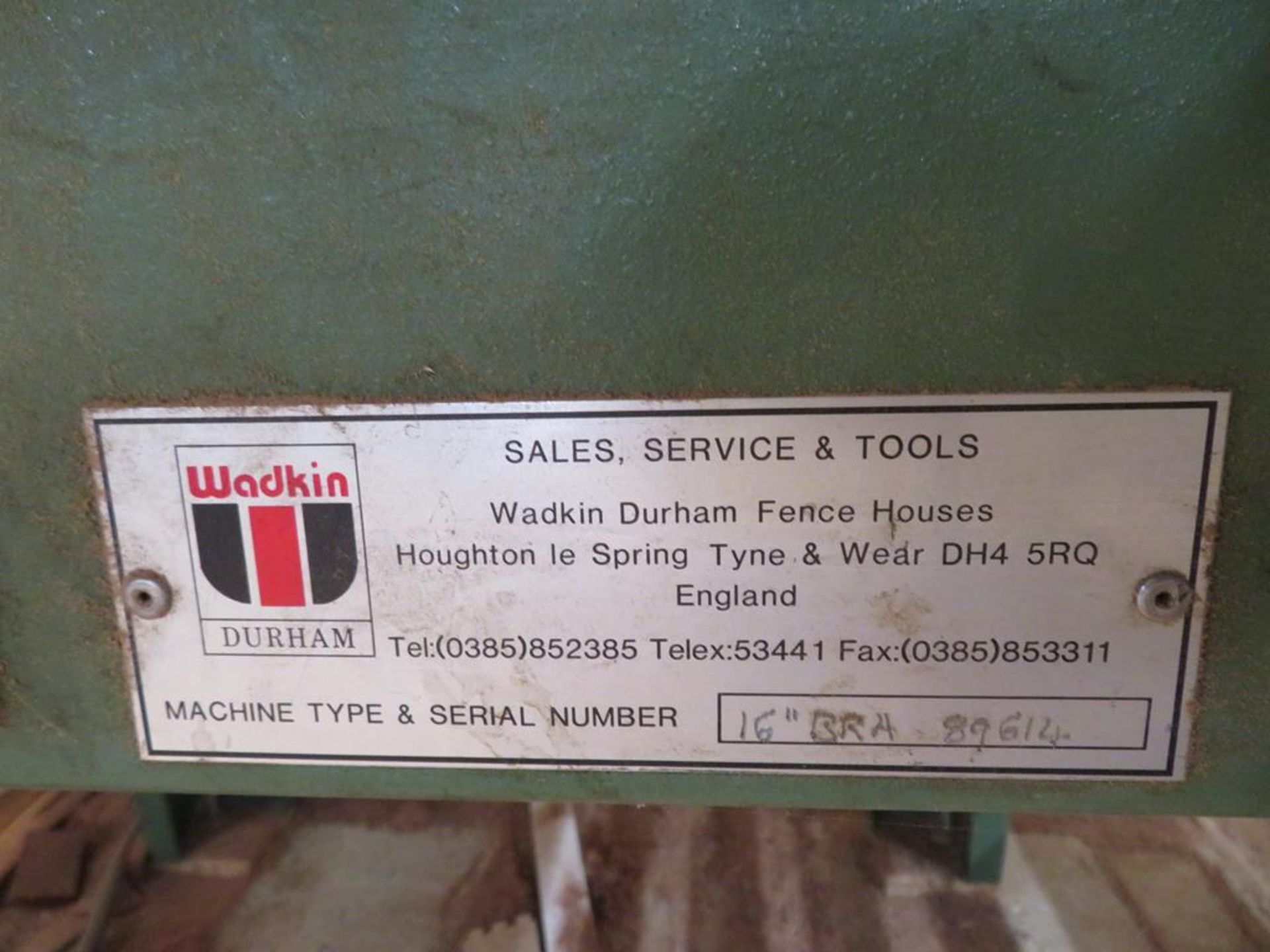 Wadkin BRA 400 Cross Cut Saw - Image 7 of 7