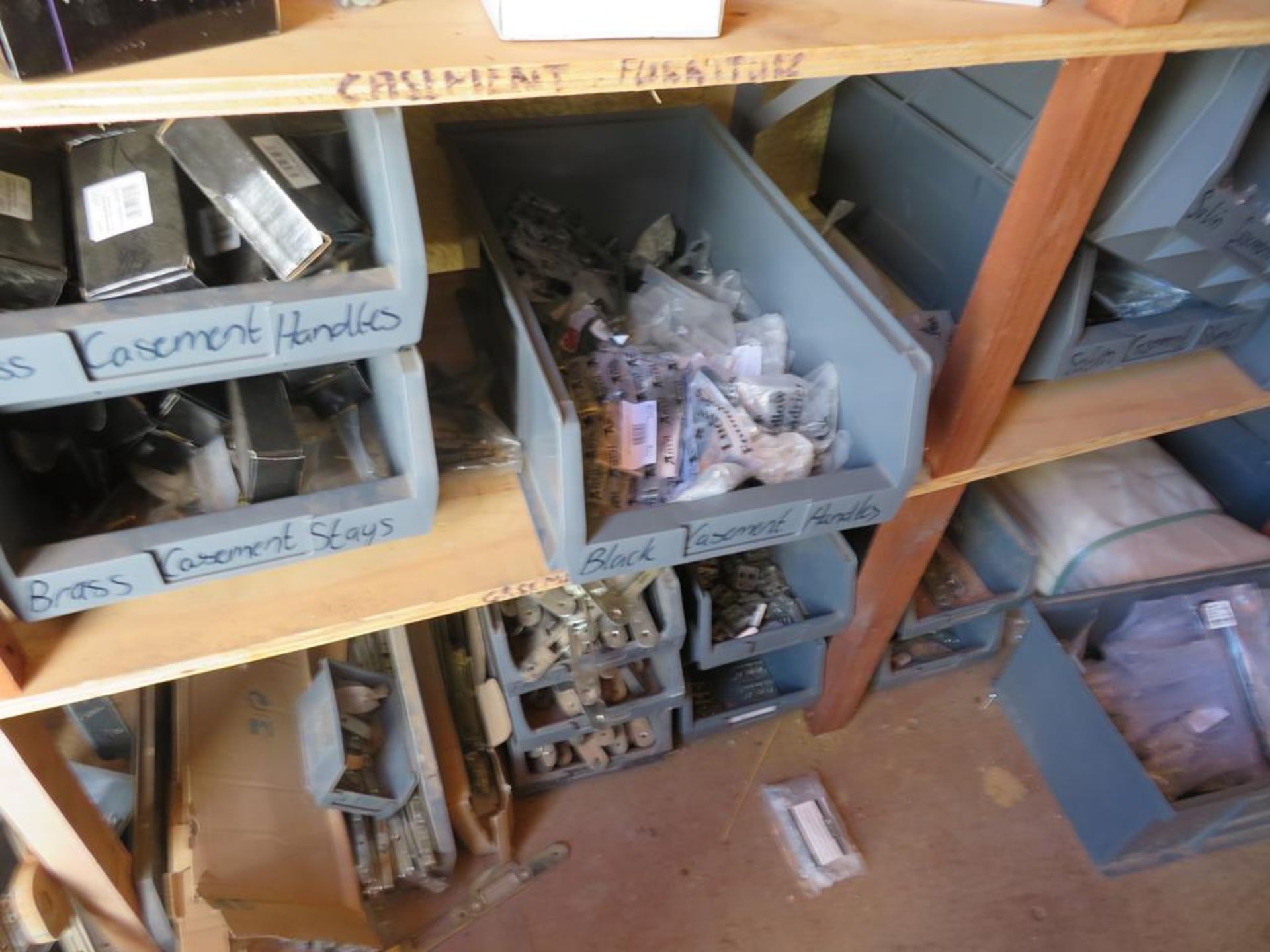 Content of the Container to include Large qty of Various Hinges, Door Stops, Locks, etc. - Image 22 of 23