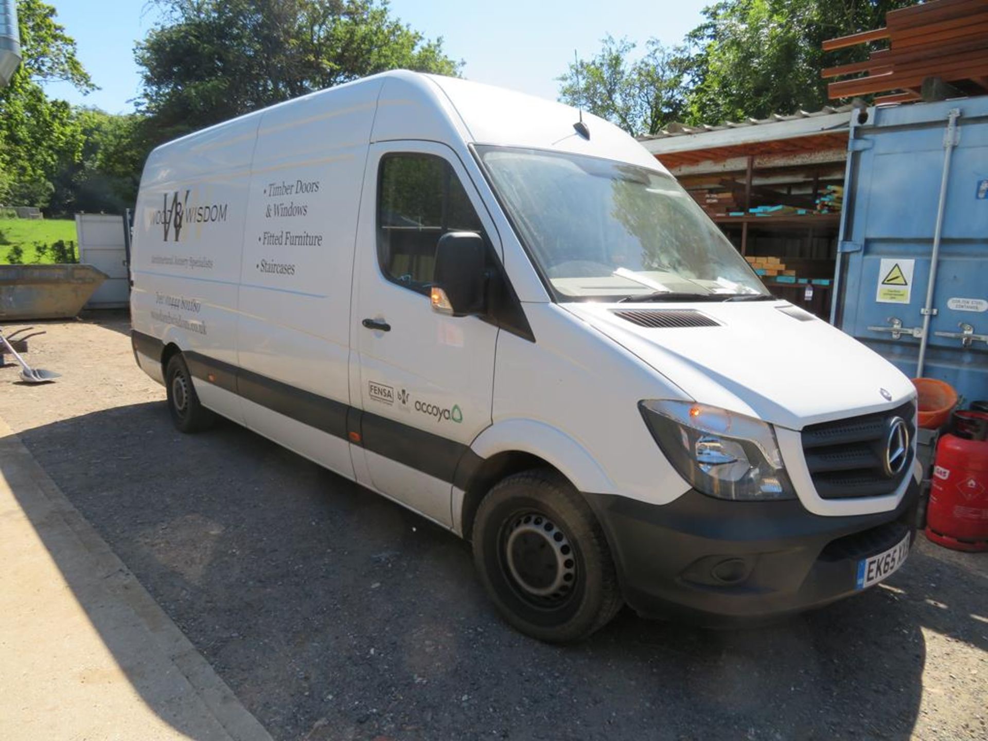 A 2015 Mercedes-Benz Sprinter 313 CDI LWB Van