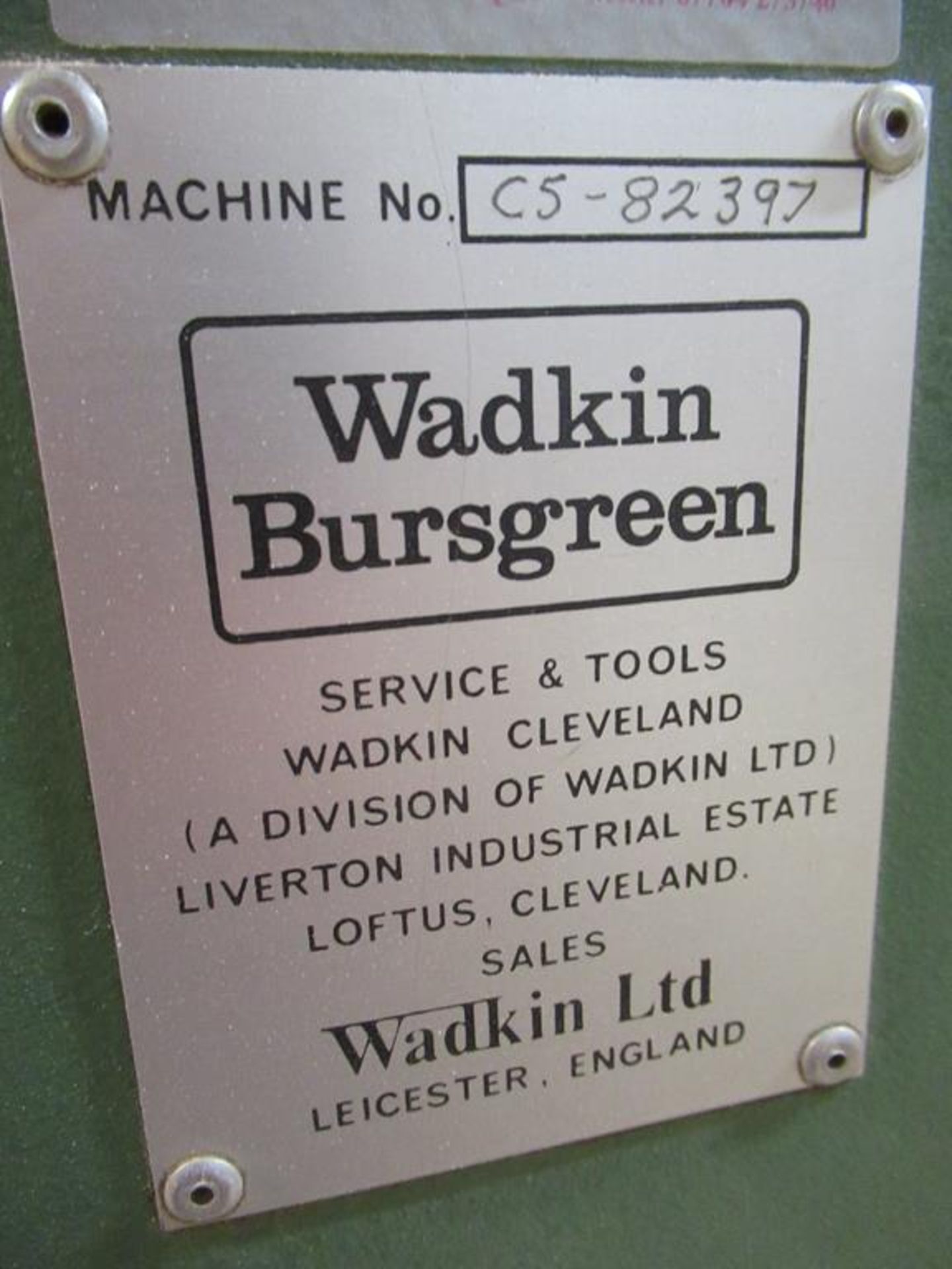 Wadkin Bursgreen C Range Bandsaw - Image 6 of 6