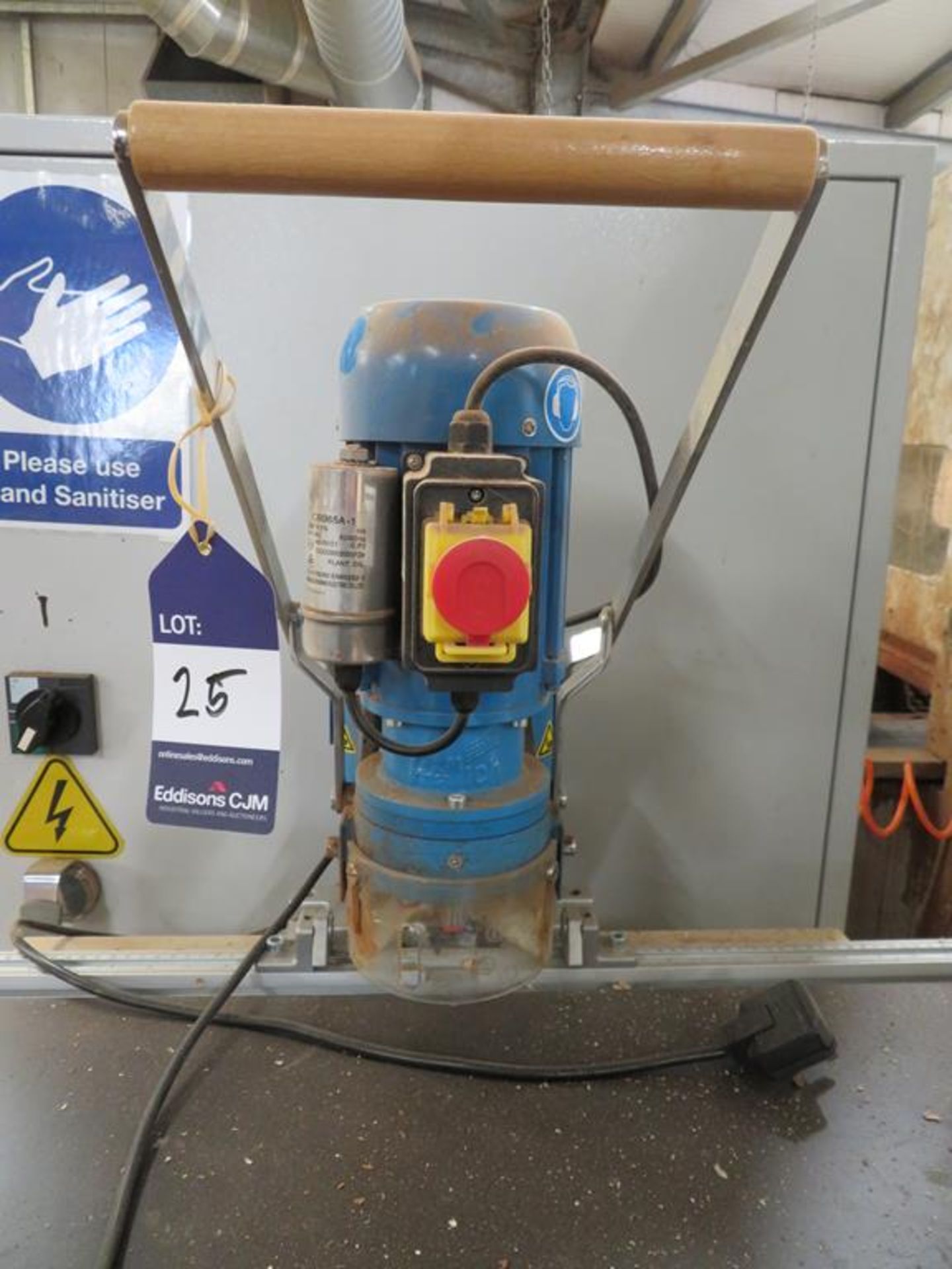 Hettich Blue MAX Mini 2/6 Automatic Drilling Unit with Record Power RSDE2 Dust Extractor - Image 2 of 6