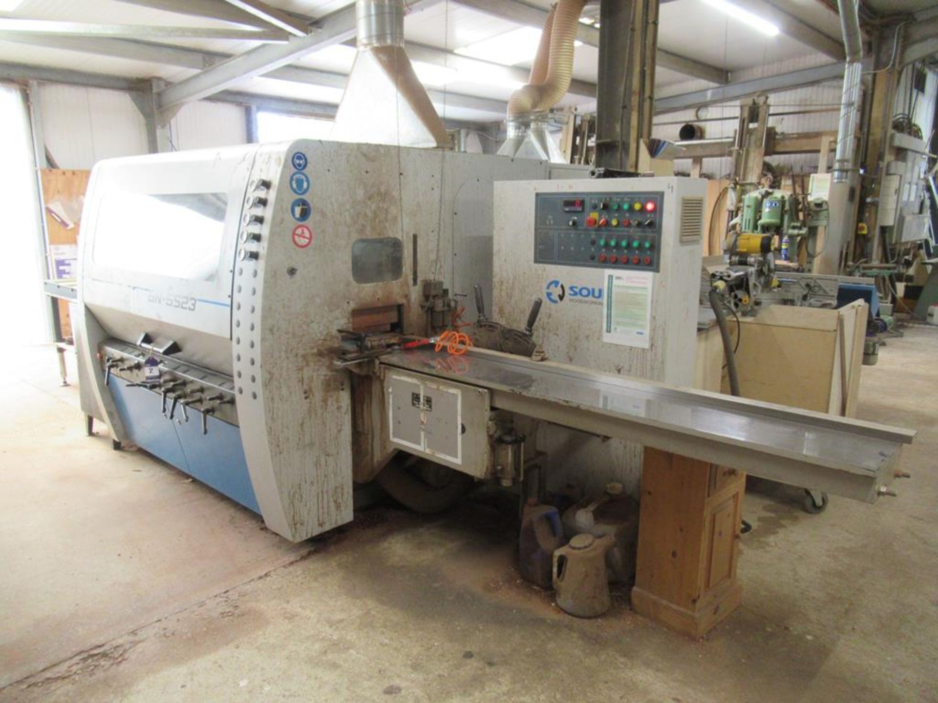 A 2011 Soukup GN-5S23CE Four Sided Planer Moulder