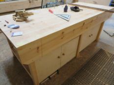 Wooden Work Bench