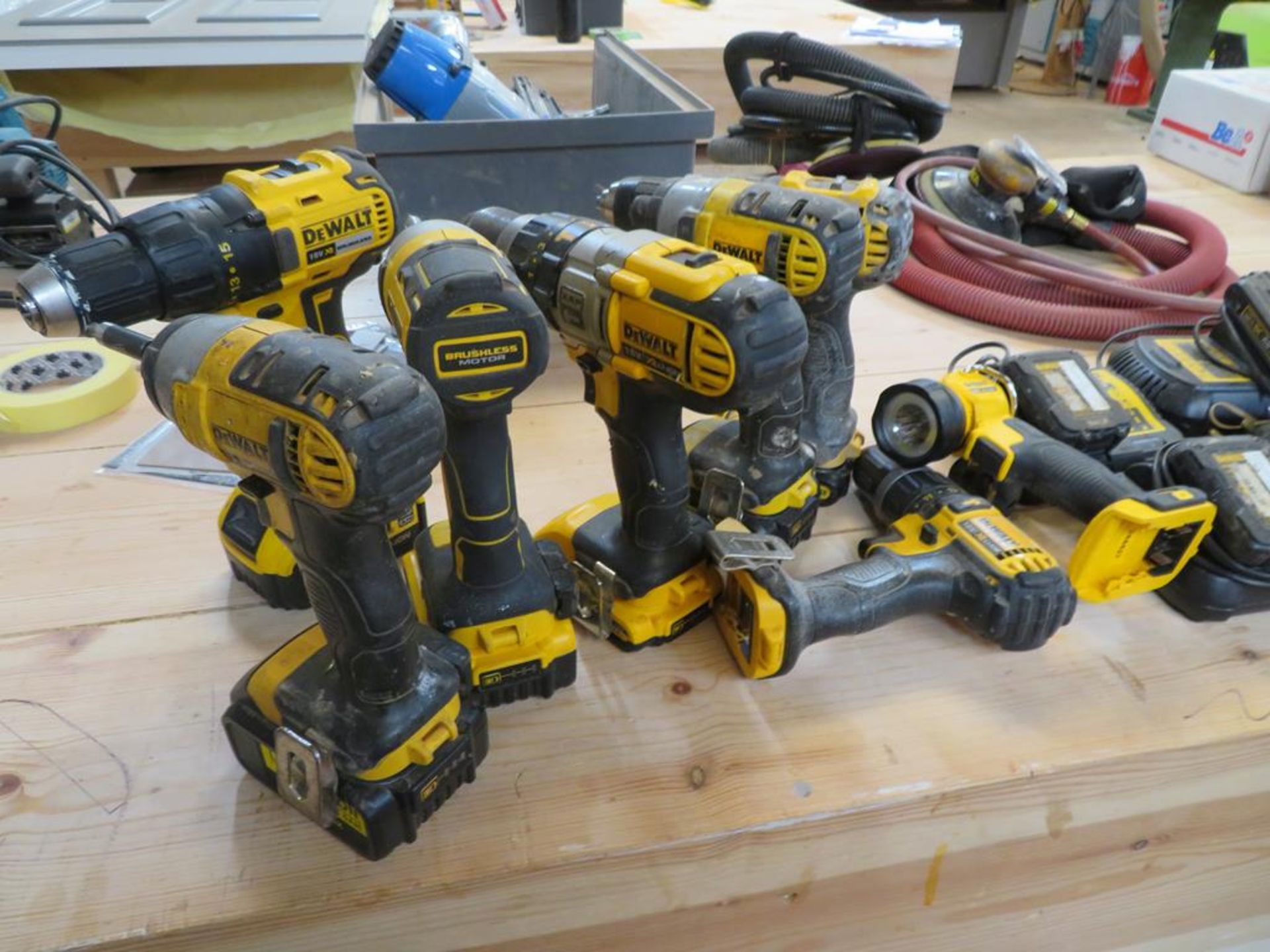 Qty of Cordless DeWalt Drills with chargers