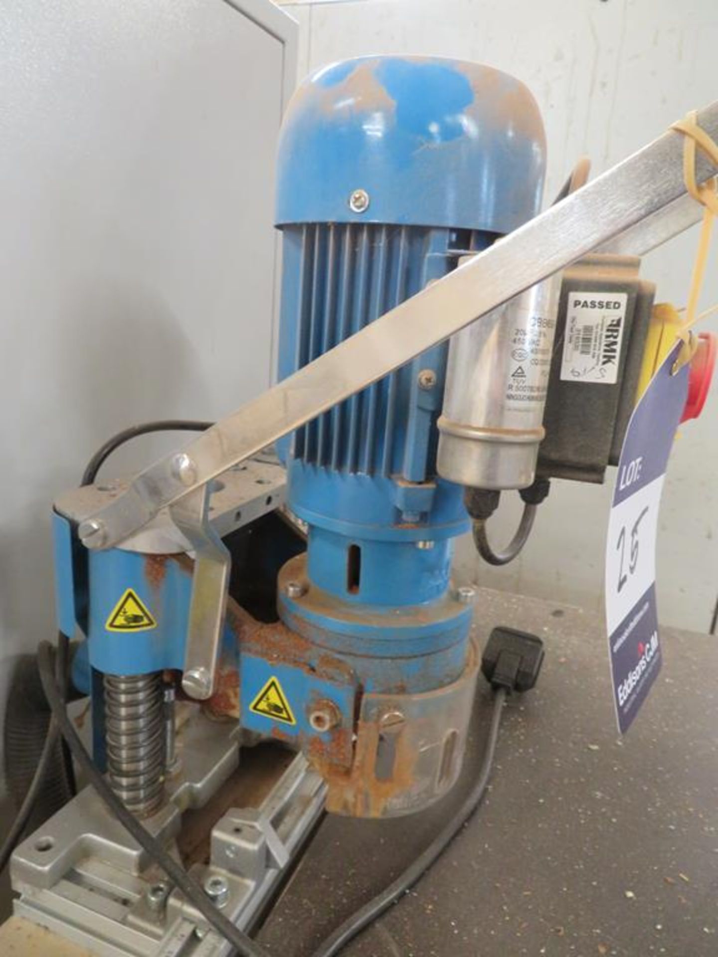 Hettich Blue MAX Mini 2/6 Automatic Drilling Unit with Record Power RSDE2 Dust Extractor - Image 3 of 6