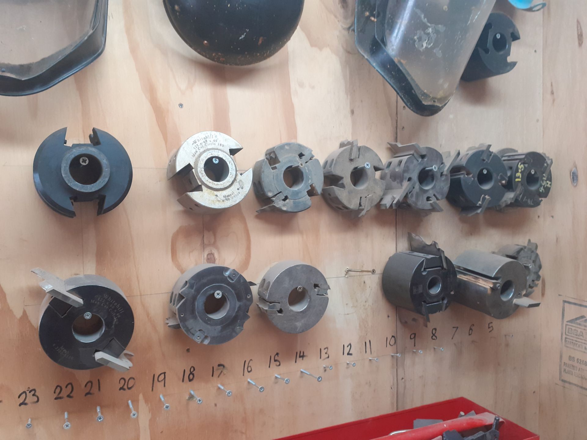 Qty of various Moulder Cutter Blocks