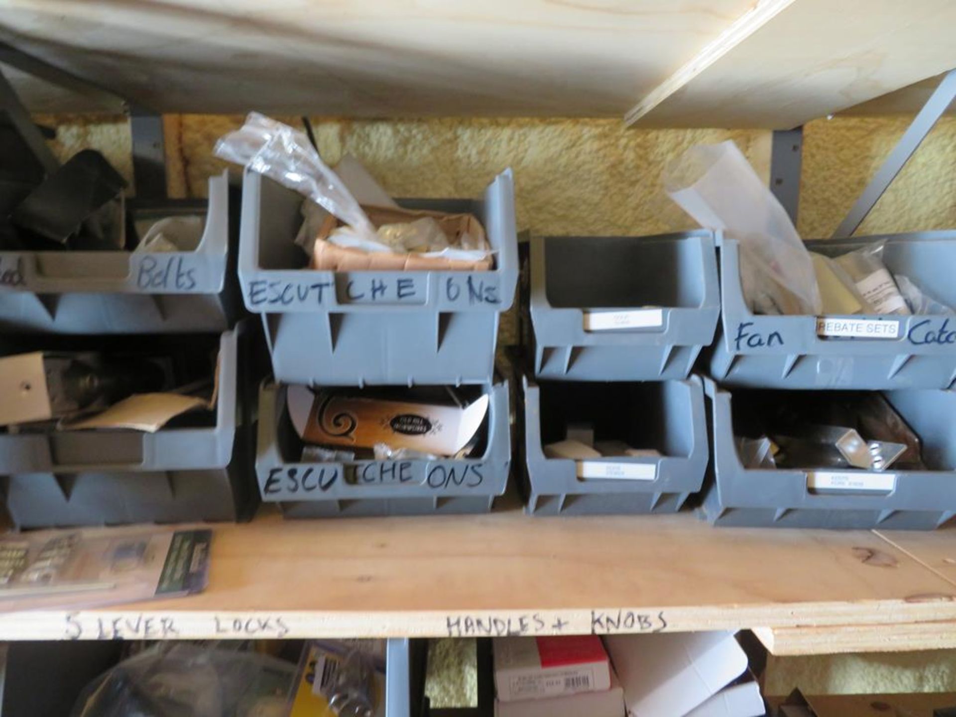 Content of the Container to include Large qty of Various Hinges, Door Stops, Locks, etc. - Image 8 of 23