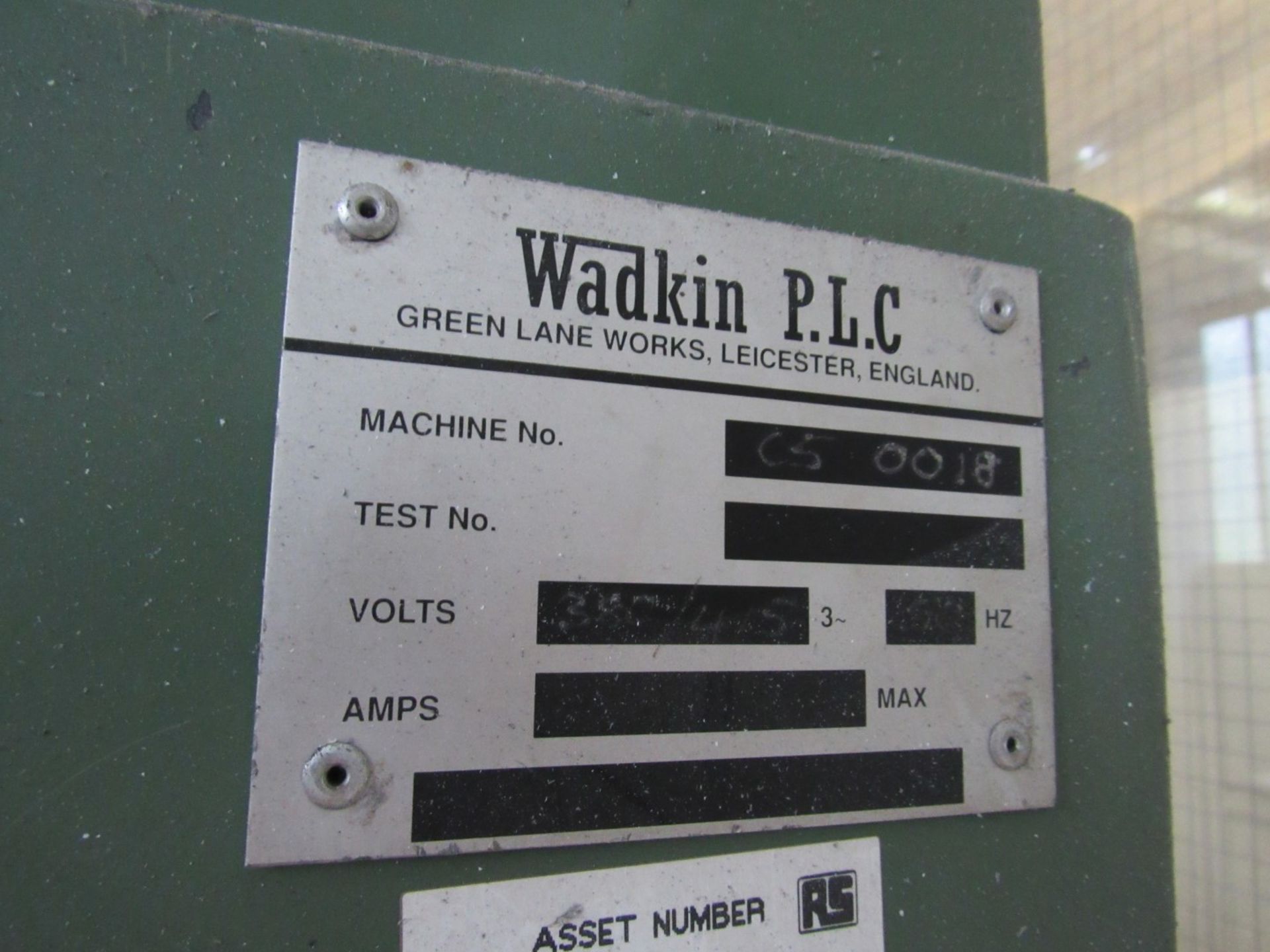 Wadkin PLC C500 Bandsaw (hard wired) - Image 3 of 3