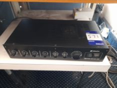 Adastra A120 Mixer Amplifier 120w with Menacor PDM-300 Microphone