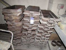 Approx. 30 Metal Moulding Boxes with various box pins and clamps