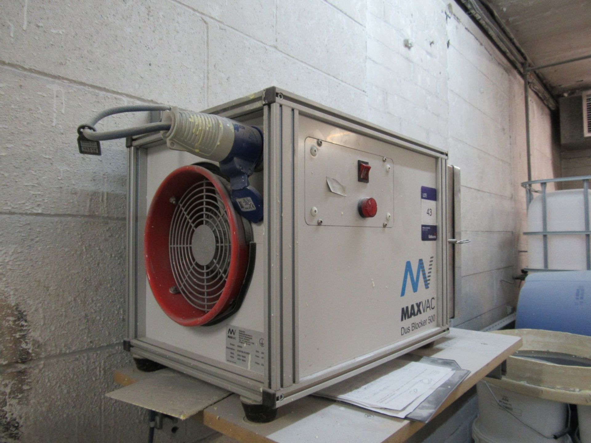 MaxVac Dust Blocker 500 DB500 Dust fitter, 2019 - Image 3 of 4