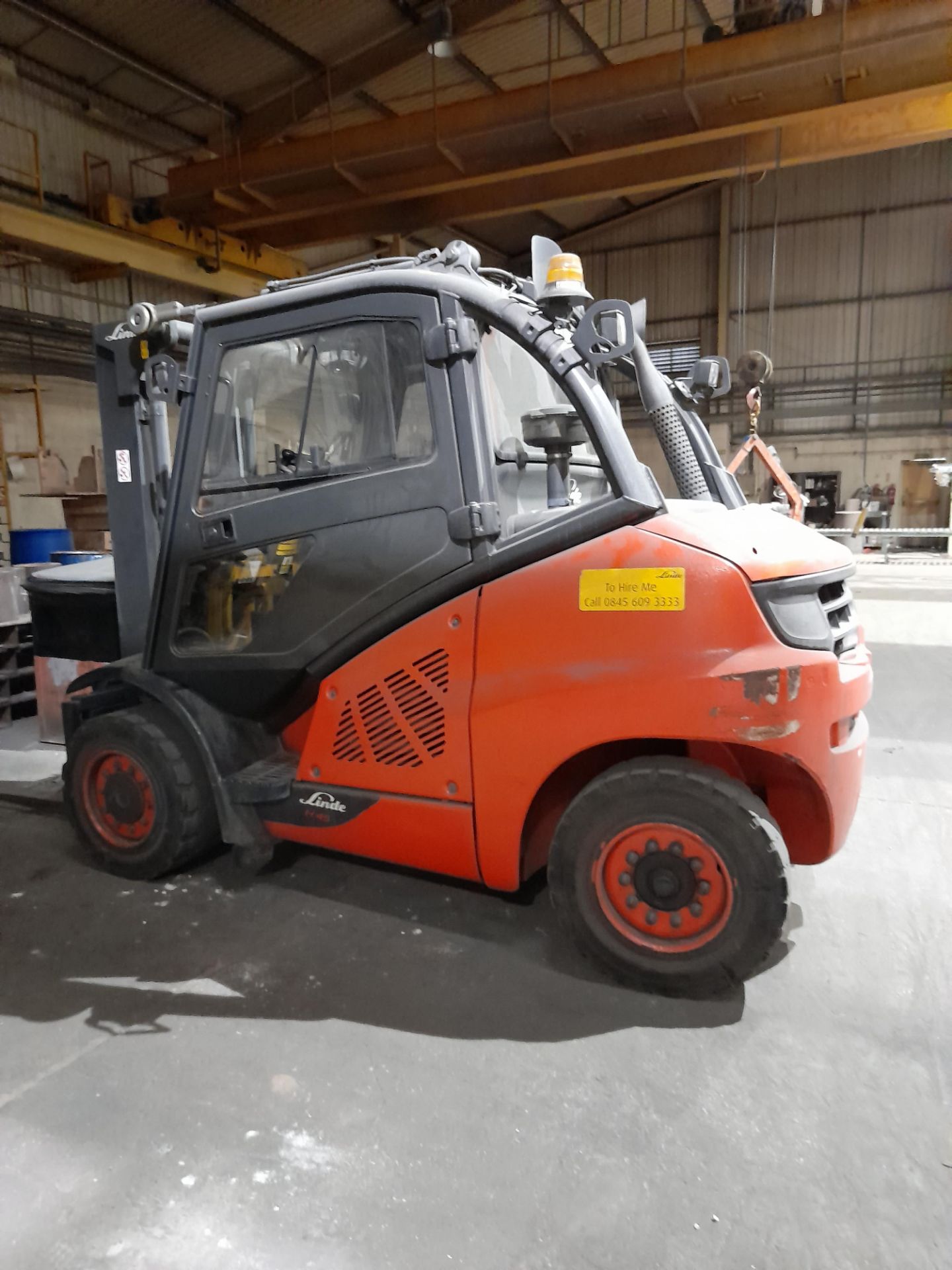 Linde H45D Diesel Fork Lift Truck, Duplex Containe - Image 11 of 25