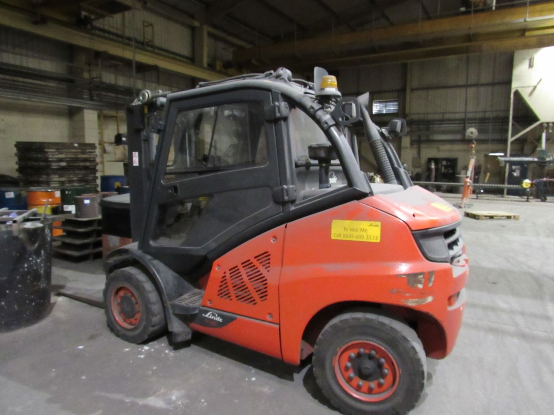 Linde H45D Diesel Fork Lift Truck, Duplex Containe - Image 3 of 25