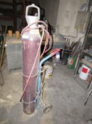 Acetylene Burner Gun and single bottle trolley (gas bottle not included)