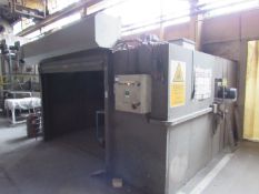 Fabricated Warming Oven, electric roller shutter door, fan and gas burner