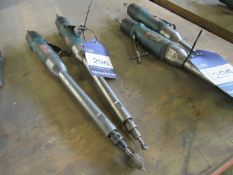 2 x Long Pneumatic Die Grinders