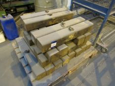 20 various ballast weights to pallet