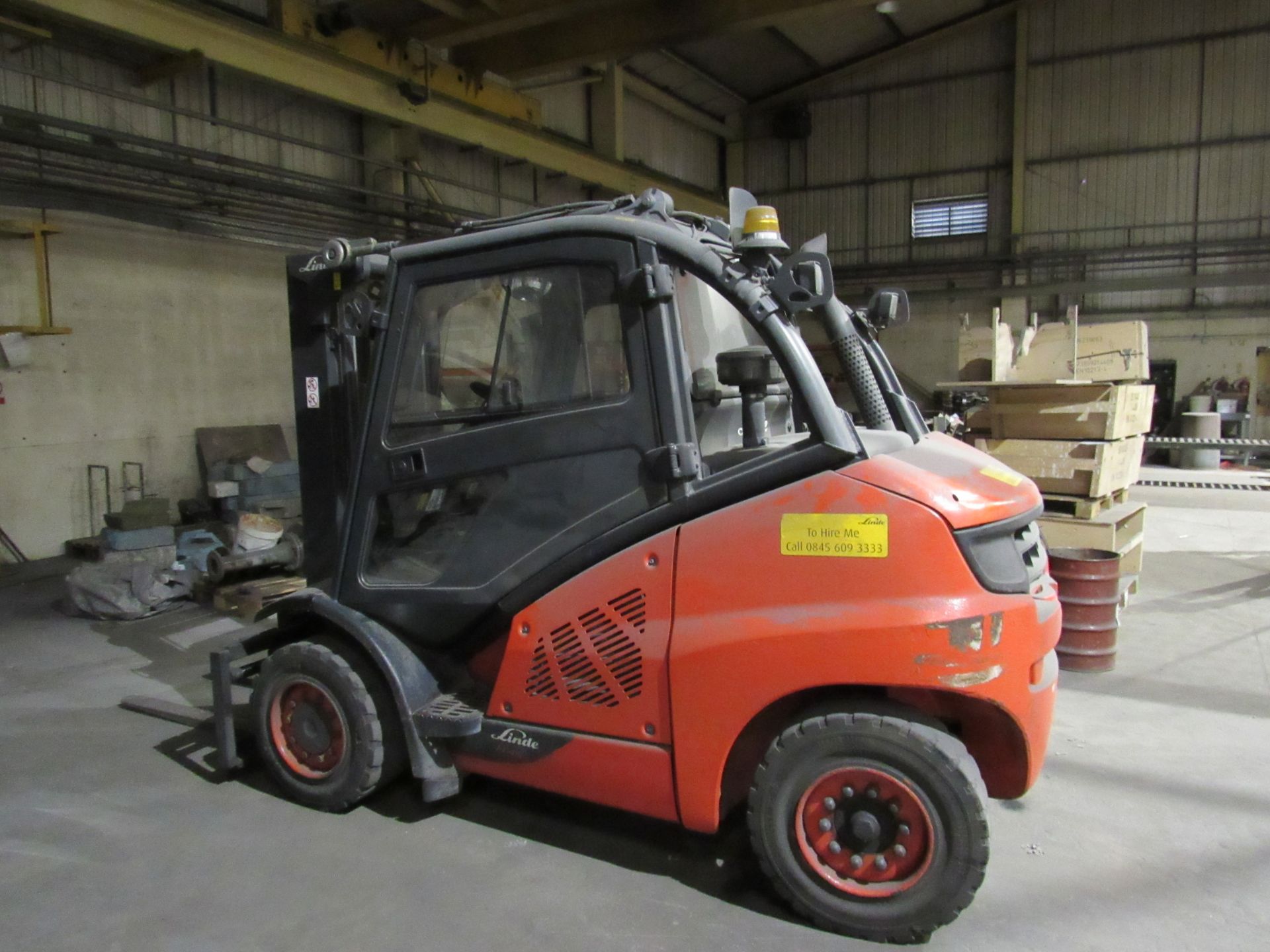 Linde H45D Diesel Fork Lift Truck, Duplex Containe - Image 20 of 25