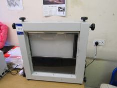 Desktop Illuminated X-Ray Viewing Box, approx. 18” square screen, MOD10C, 4 Blind Viewer, 22000 cd/
