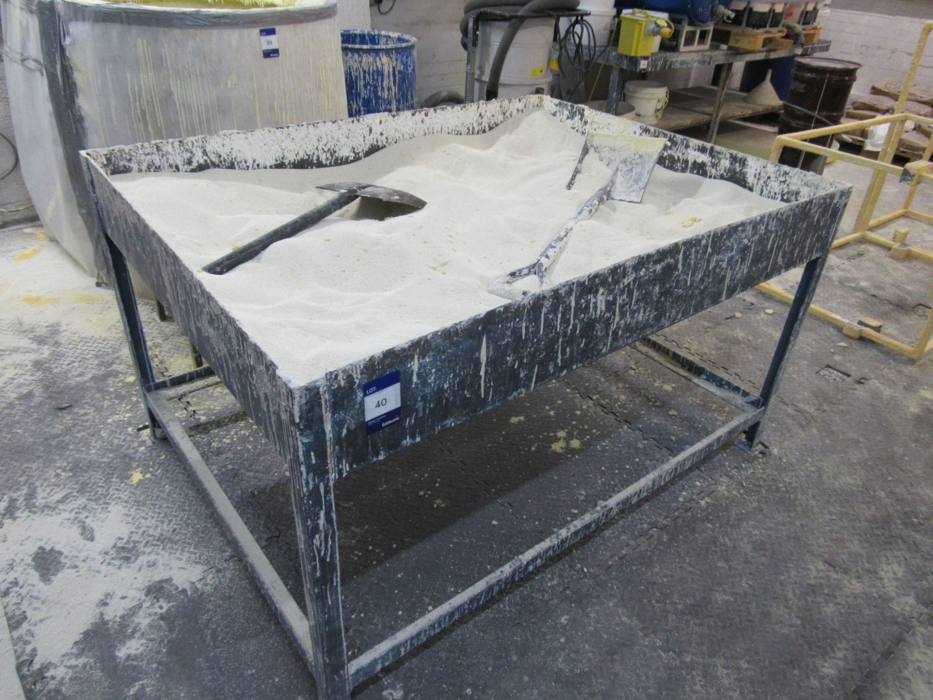 Steel ceramic stucco Coating table