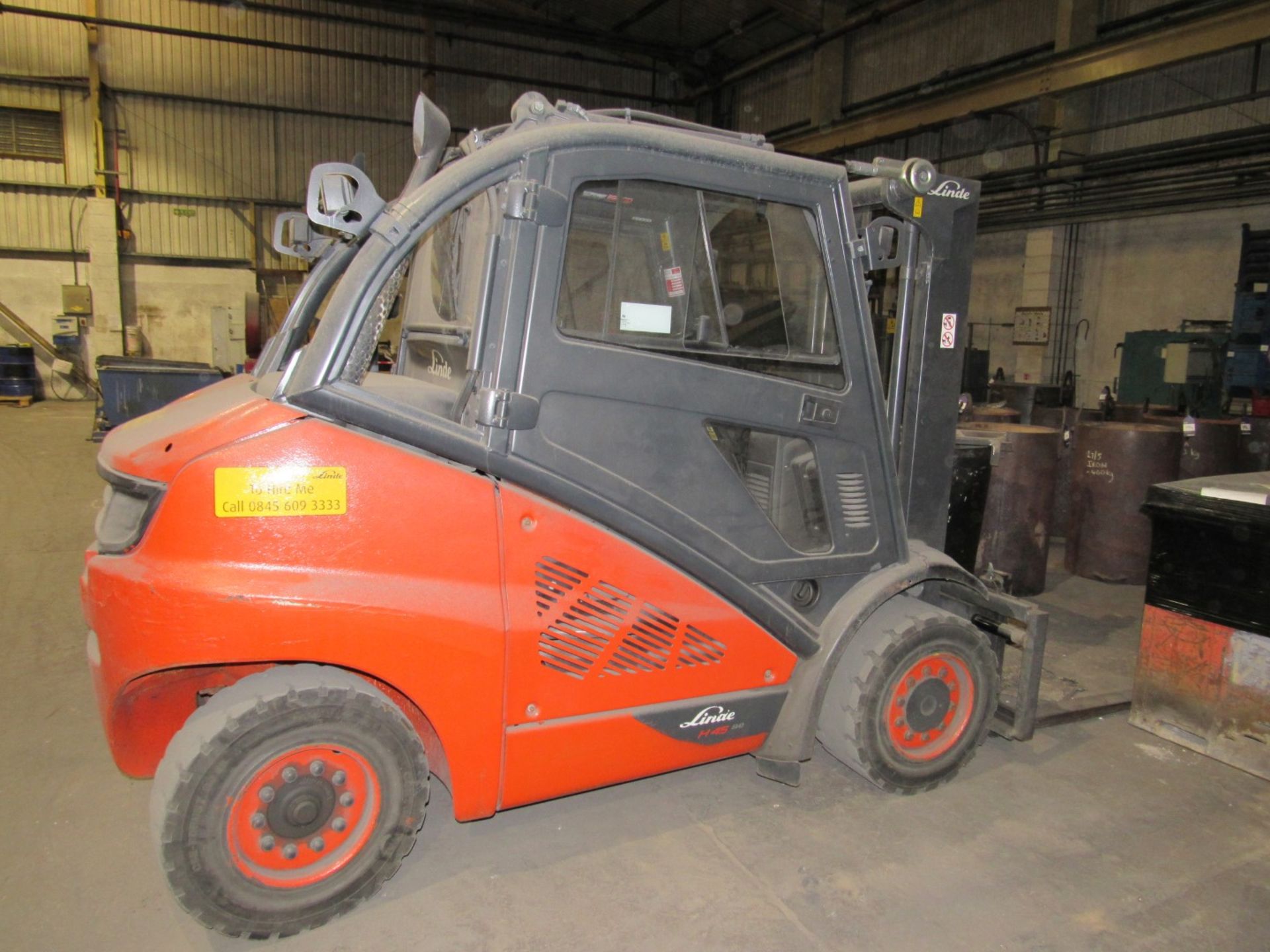 Linde H45D Diesel Fork Lift Truck, Duplex Containe - Image 2 of 25