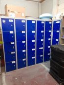 6x 5 Unit Workforce lockers (set of spare keys available)