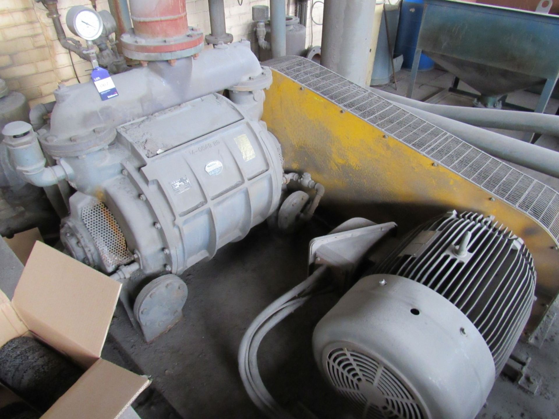 NASH CL2002 Vacuum Pump with Teco AEEB-UC065 110kw D280MC Motor